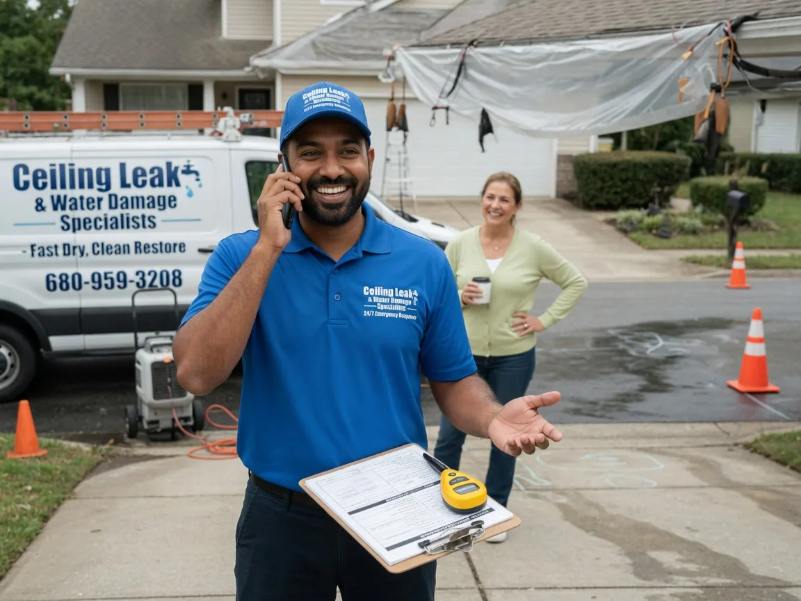 Ceiling Leak Cleanup Drummond Island, MI FAQs